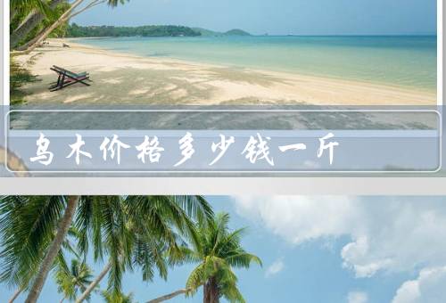 乌木价格多少钱一斤