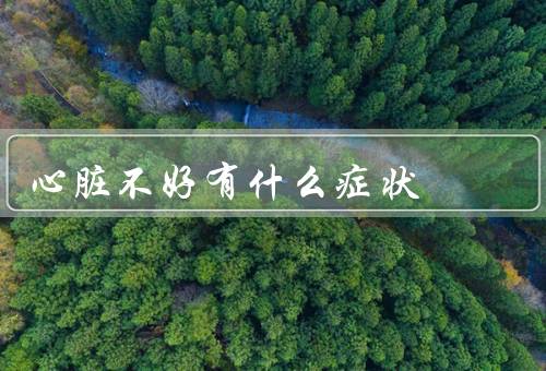 心脏不好有什么症状