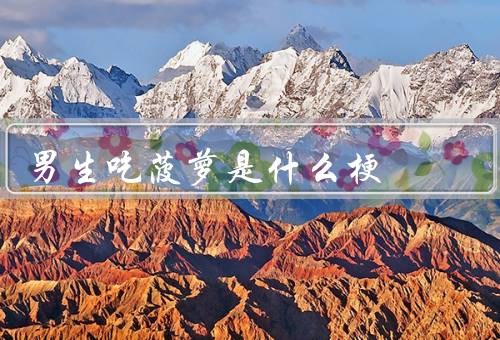 男生吃菠萝是什么梗