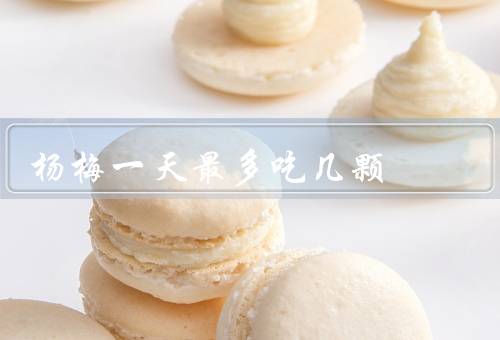 杨梅一天最多吃几颗