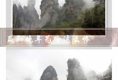 嬴驷晚年为啥这么惨