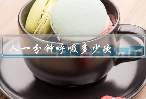 人一分钟呼吸多少次