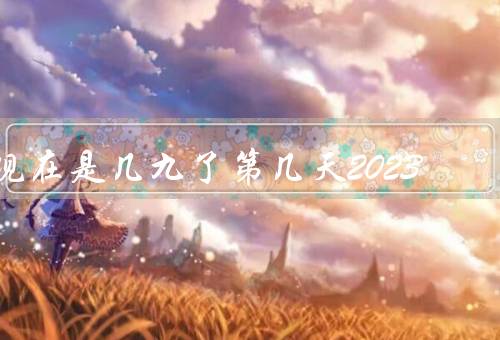 现在是几九了第几天2023