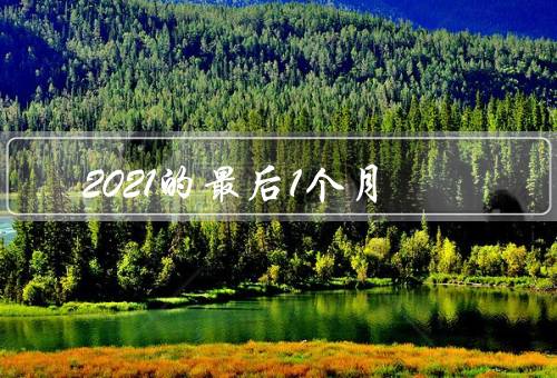 2021的最后1个月