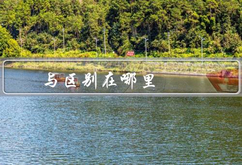 与区别在哪里