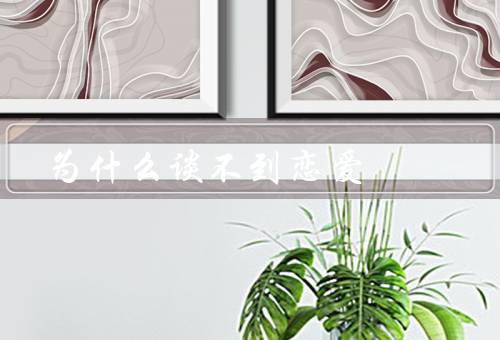 为什么谈不到恋爱