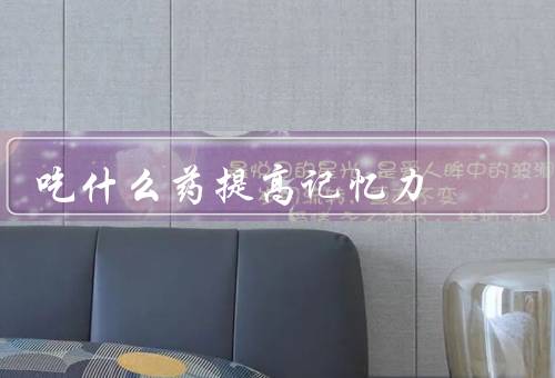吃什么药提高记忆力