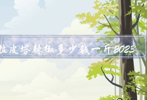 查拉皮塔辣椒多少钱一斤2023