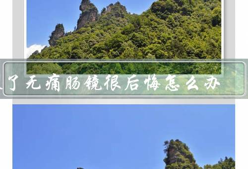 做了无痛肠镜很后悔怎么办