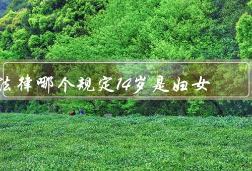 法律哪个规定14岁是妇女