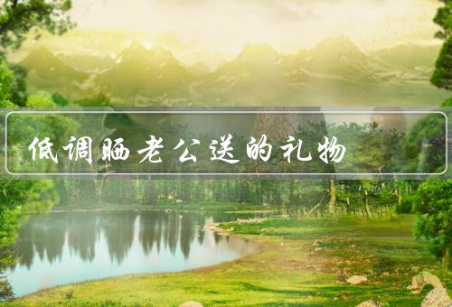 低调晒老公送的礼物