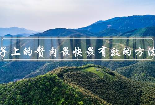减肚子上的赘肉最快最有效的方法