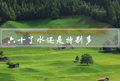 六十了水还是特别多