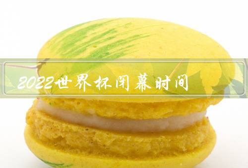 2022世界杯闭幕时间