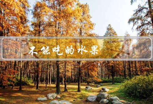 不能吃的水果