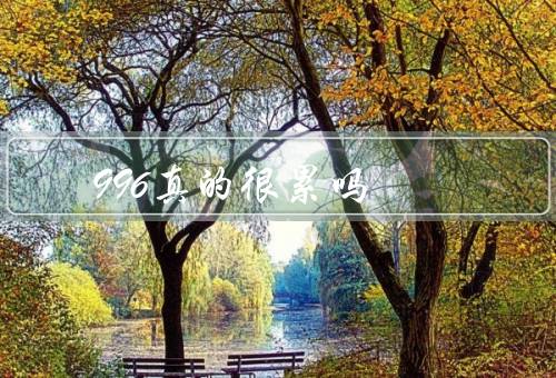 996真的很累吗