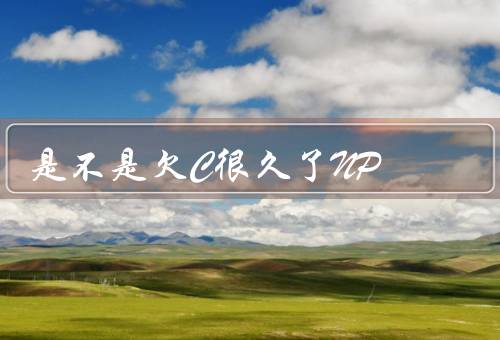 是不是欠C很久了NP