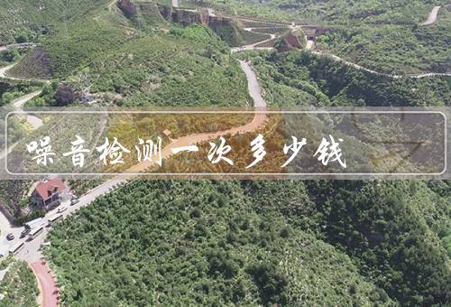 噪音检测一次多少钱