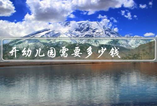 开幼儿园需要多少钱