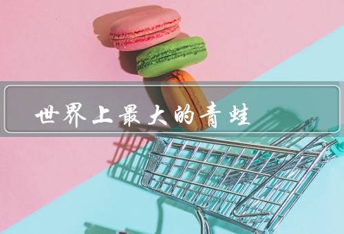 世界上最大的青蛙