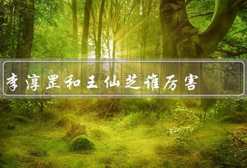 李淳罡和王仙芝谁厉害