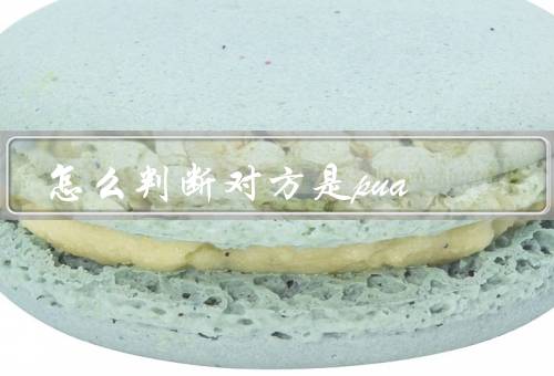 怎么判断对方是pua