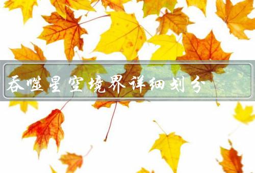 吞噬星空境界详细划分
