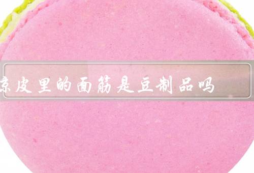 凉皮里的面筋是豆制品吗，不是／面粉水洗后得到（不洗面凉皮做法）