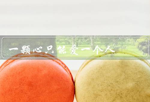 一颗心只能爱一个人