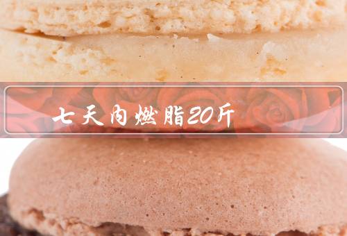 七天内燃脂20斤