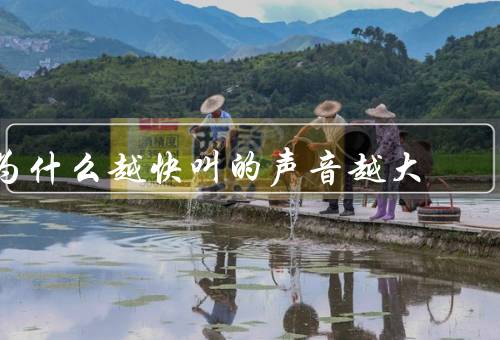 为什么越快叫的声音越大