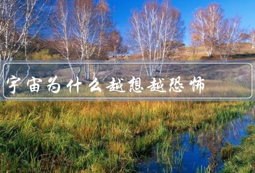 宇宙为什么越想越恐怖