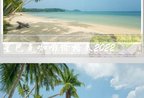 星巴克咖啡价格表2022