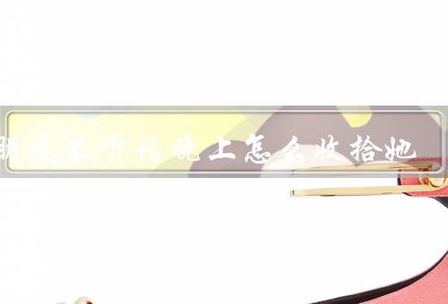 女朋友不听话晚上怎么收拾她