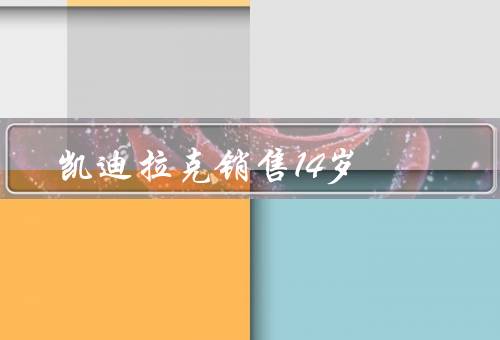凯迪拉克销售14岁