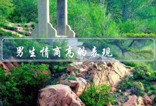 男生情商高的表现