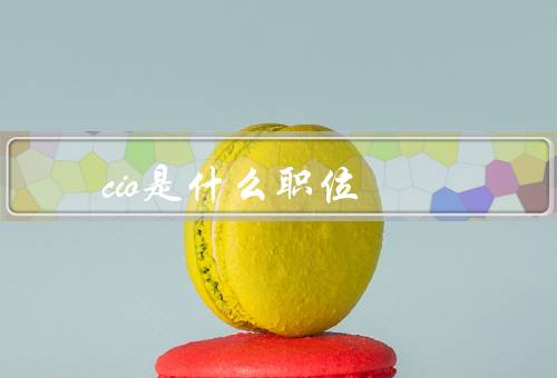 cio是什么职位