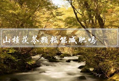 山楂茯苓颗粒能减肥吗