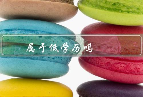 属于低学历吗