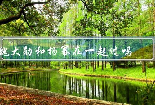 魏大勋和杨幂在一起过吗