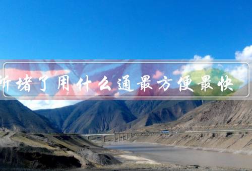 厕所堵了用什么通最方便最快