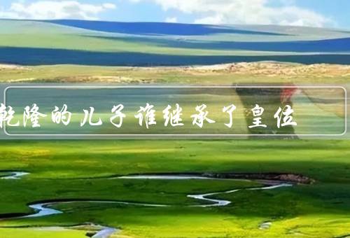 乾隆的儿子谁继承了皇位，十五子顒琰（史称嘉庆帝）
