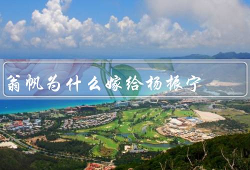 翁帆为什么嫁给杨振宁