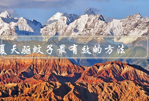 夏天驱蚊子最有效的方法