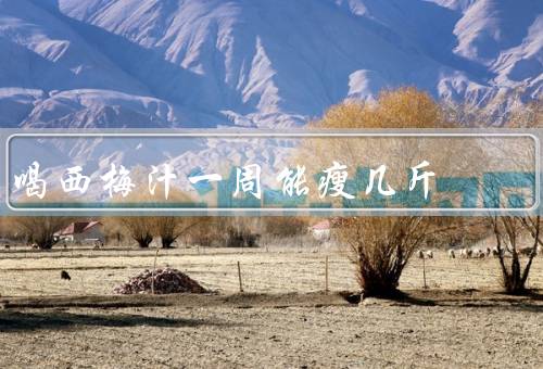 喝西梅汁一周能瘦几斤