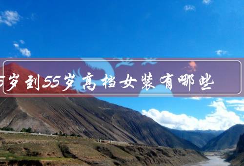 45岁到55岁高档女装有哪些