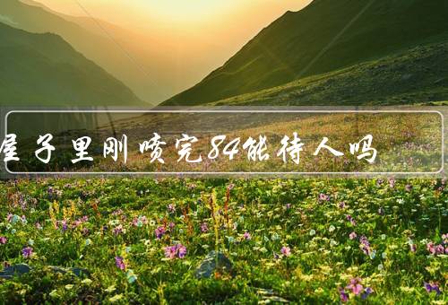 屋子里刚喷完84能待人吗