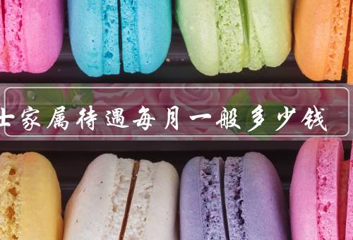 烈士家属待遇每月一般多少钱