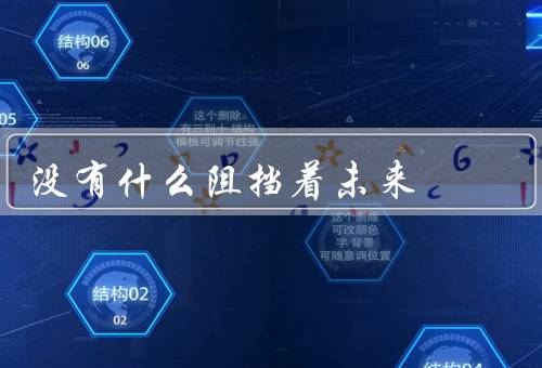 没有什么阻挡着未来