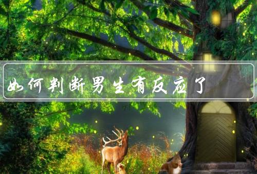 如何判断男生有反应了